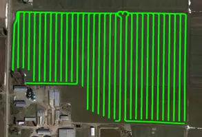 Beregnung Fahrspuren